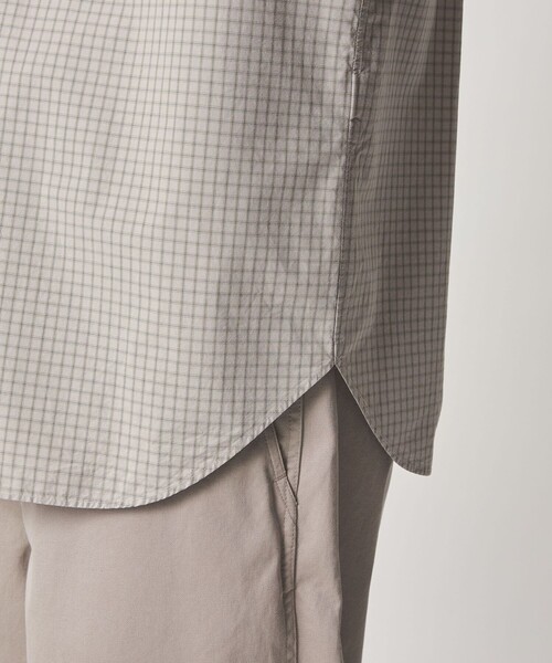 Steven Alan（スティーブンアラン）の「＜Steven Alan＞ ポプリン グラフチェック レギュラーカラー シャツ LOOSE（シャツ/ブラウス・メンズ・ライトグレー/コバルトブルー・S/M/L/XL）」の18枚目の写真