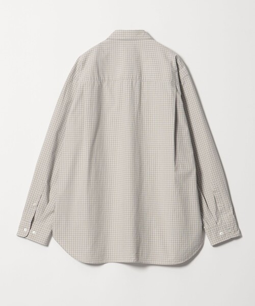 Steven Alan（スティーブンアラン）の「＜Steven Alan＞ ポプリン グラフチェック レギュラーカラー シャツ LOOSE（シャツ/ブラウス・メンズ・ライトグレー/コバルトブルー・S/M/L/XL）」の22枚目の写真