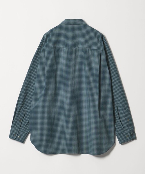 セール】＜Steven Alan＞ ポプリン グラフチェック レギュラーカラー