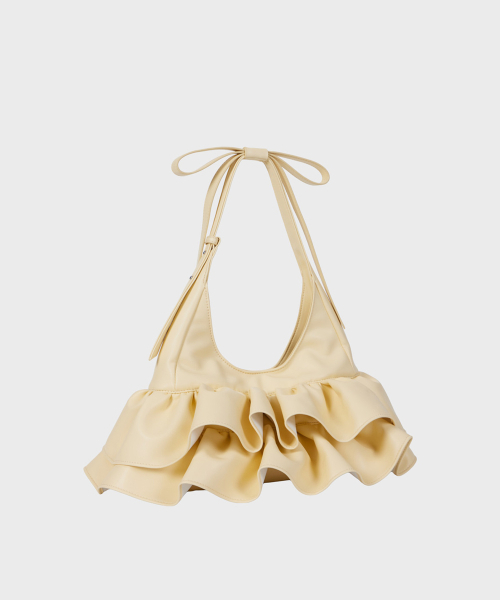 ALKI ALKA(アルキアルカ)の「Rivv Ruffle Bag (Butter)(ショルダーバッグ・レディース・イエロー・FREE)」の2枚目の写真