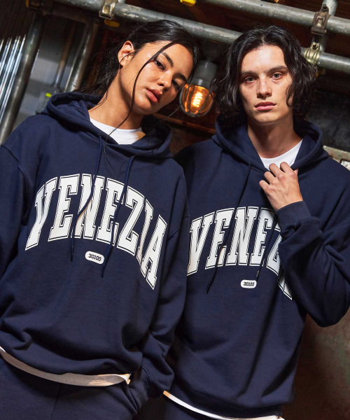 GALEX(ギャレックス)の「レトロシティフードベネチアミッドナイトブルーGA5714BL(パーカー・メンズ・その他・MEDIUM/LARGE)」の1枚目の写真