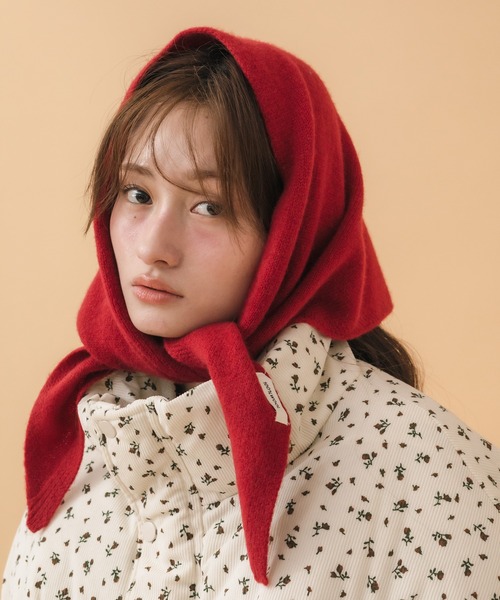 セール】ソフトウールニットスカーフ / ストール マフラー 三角巾