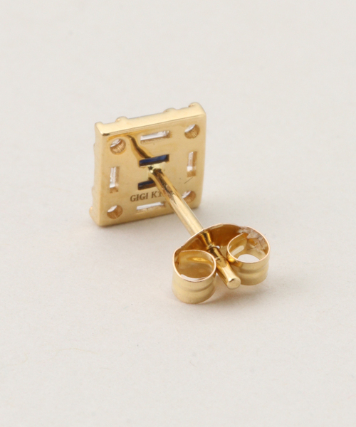 IENA(イエナ)の「GIGI/ジジ Classic square earring ピアス(両耳) I10059(ピアス(両耳用)・レディース・ブルー・FREE)」の2枚目の写真