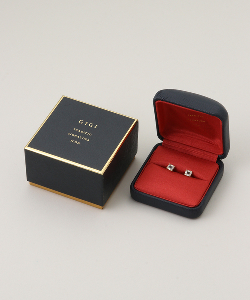 IENA(イエナ)の「GIGI/ジジ Classic square earring ピアス(両耳) I10059(ピアス(両耳用)・レディース・ブルー・FREE)」の6枚目の写真