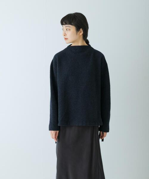 かぐれ（カグレ）の「ウールループボトルネックプルオーバー（その他トップス・レディース・ネイビー/モカ/アイボリー・FREE）」の3枚目の写真