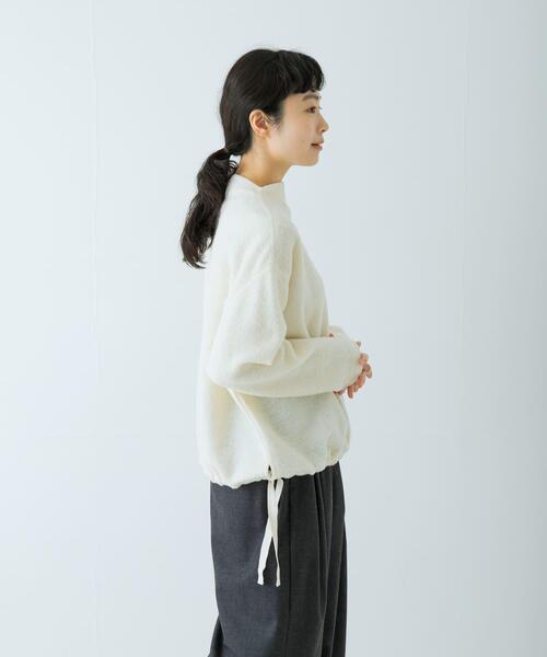 かぐれ（カグレ）の「ウールループボトルネックプルオーバー（その他トップス・レディース・ネイビー/モカ/アイボリー・FREE）」の8枚目の写真