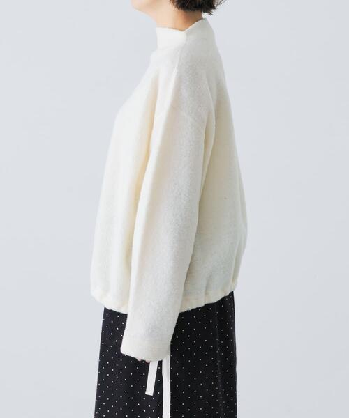 かぐれ（カグレ）の「ウールループボトルネックプルオーバー（その他トップス・レディース・ネイビー/モカ/アイボリー・FREE）」の11枚目の写真