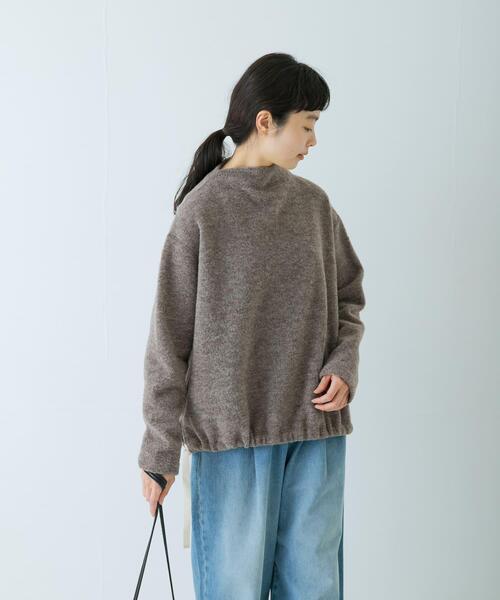 かぐれ（カグレ）の「ウールループボトルネックプルオーバー（その他トップス・レディース・ネイビー/モカ/アイボリー・FREE）」の17枚目の写真