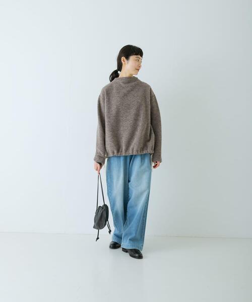 かぐれ（カグレ）の「ウールループボトルネックプルオーバー（その他トップス・レディース・ネイビー/モカ/アイボリー・FREE）」の19枚目の写真