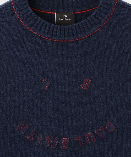 Happy' メリノウール クルーネックニット / 162401 805Z（ニット