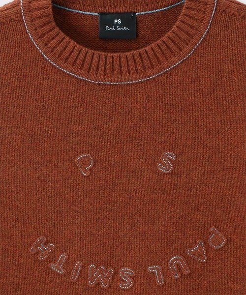 Happy' メリノウール クルーネックニット / 162401 805Z（ニット