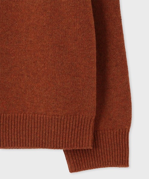 PS Paul Smith(ピーエスポールスミス)の「"Happy" メリノウール クルーネックニット / 162401 805Z(ニット/セーター・メンズ・ダークインディゴブルー/ダークオレンジ・X-LARGE/LARGE/MEDIUM)」の10枚目の写真