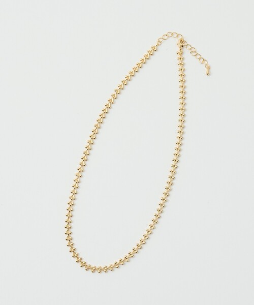 collex（コレックス）の「【dignif】【金属アレルギー対応】ロウリーブスネックレス（ネックレス・レディース・シルバー/ゴールド・フリー）」の7枚目の写真