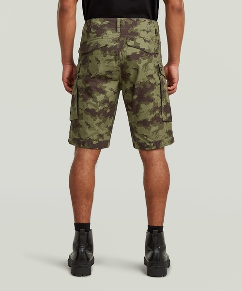 G-STAR（ジースター）の「ROVIC ZIP RELAXED SHORTS/ジップディテールリラックスワイドカーゴショートパンツ（その他パンツ・メンズ・カモフラージュ・30inch/32inch/36inch/34inch/28inch）」の2枚目の写真