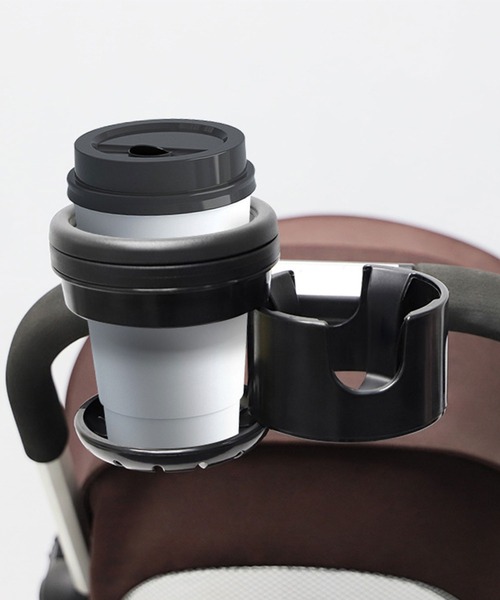 CALIFORNIA OUTFITTERS(カリフォルニア アウトフィッターズ)の「12D27-TJ カート用 カップホルダー(ベビーカー/ベビーカー用品・レディース・ブラック・ONESIZE)」の2枚目の写真
