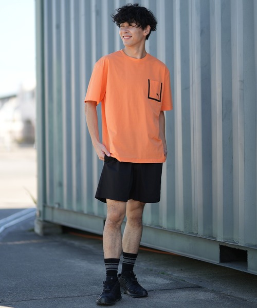 PUMA(プーマ)の「PUMA/プーマ メンズ 半袖 Tシャツ ワンポイント ロゴ シンプル 693746(Tシャツ/カットソー・メンズ・コーラル/オリーブ/ブラック・M/XL/L)」の6枚目の写真