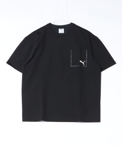 PUMA(プーマ)の「PUMA/プーマ メンズ 半袖 Tシャツ ワンポイント ロゴ シンプル 693746(Tシャツ/カットソー・メンズ・コーラル/オリーブ/ブラック・M/XL/L)」の19枚目の写真