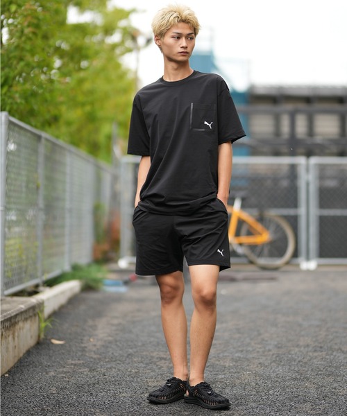 PUMA(プーマ)の「PUMA/プーマ メンズ 半袖 Tシャツ ワンポイント ロゴ シンプル 693746(Tシャツ/カットソー・メンズ・コーラル/オリーブ/ブラック・M/XL/L)」の11枚目の写真