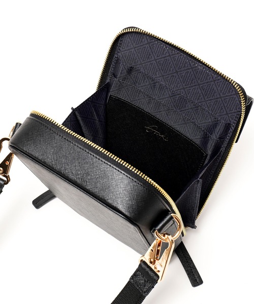 DEVICE × GOUKIコラボ】ゴールドカラーバックル ショルダーバッグ