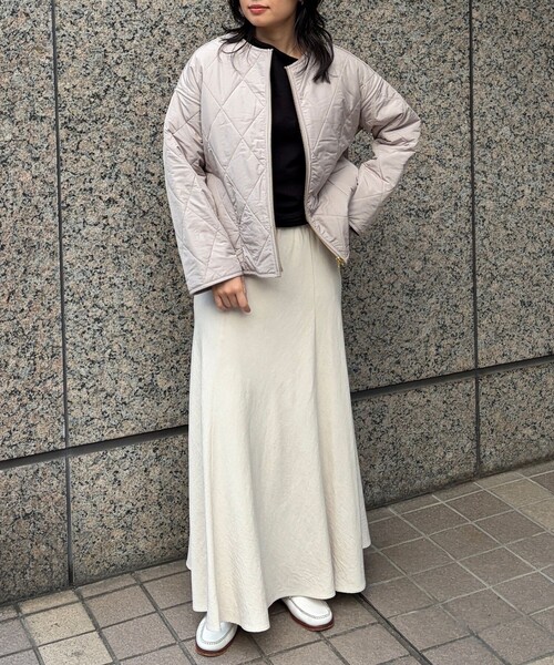 Rouge vif（ルージュヴィフ）の「リバーシブルパネトレーションファーキルトブルゾン（ブルゾン・レディース・ブラウン/グレイッシュベージュ・フリー）」の6枚目の写真