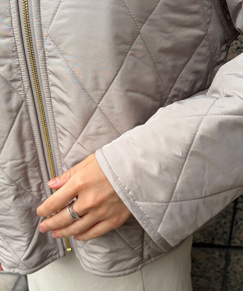 Rouge vif（ルージュヴィフ）の「リバーシブルパネトレーションファーキルトブルゾン（ブルゾン・レディース・ブラウン/グレイッシュベージュ・フリー）」の15枚目の写真