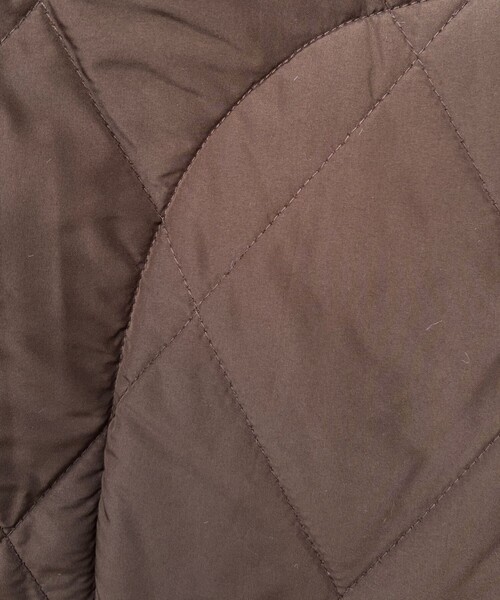 Rouge vif（ルージュヴィフ）の「リバーシブルパネトレーションファーキルトブルゾン（ブルゾン・レディース・ブラウン/グレイッシュベージュ・フリー）」の17枚目の写真