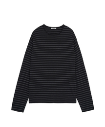 MATISSE THE CURATOR（マティスザキュレーター）の「トセルトストライプTシャツブラック（Tシャツ/カットソー）」