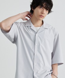 MONO-MART（モノマート）の「【セットアップ3点セット】オープンカラーワイドシャツ&2タックワイドスラックス&ルーズタンクトップ<UVカット 接触冷感 イージーケア>（セットアップ）」