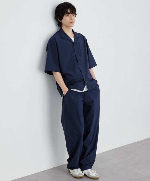 +CLOTHET 春夏秋セットアップ ウール　easy 紺 サイズ1 セール】【WEB限定・セットアップ】カジュアル スーツ SETUP 春夏 COOL