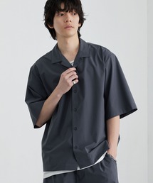 MONO-MART（モノマート）の「【セットアップ3点セット】オープンカラーワイドシャツ&2タックワイドスラックス&ルーズタンクトップ<UVカット 接触冷感 イージーケア>（セットアップ）」