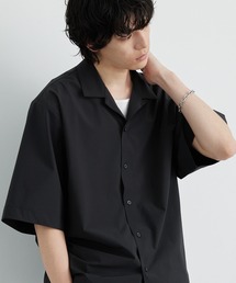 MONO-MART（モノマート）の「【セットアップ3点セット】オープンカラーワイドシャツ&2タックワイドスラックス&ルーズタンクトップ<接触冷感 UVカット イージーケア>（セットアップ）」