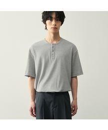 ROTEMBER（ローテンバー）の「リブヘンリーネックハーフTシャツ [5 COLOR]（Tシャツ/カットソー）」