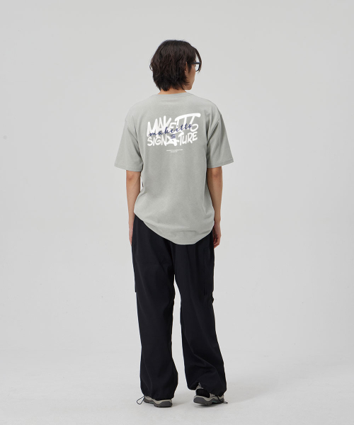 MAKEITTO（メイキット）の「[GRAFFITI3 LOGO]CREW NECK TEE_MINT（Tシャツ/カットソー・メンズ・その他・M/L/XL/XXL）」の5枚目の写真