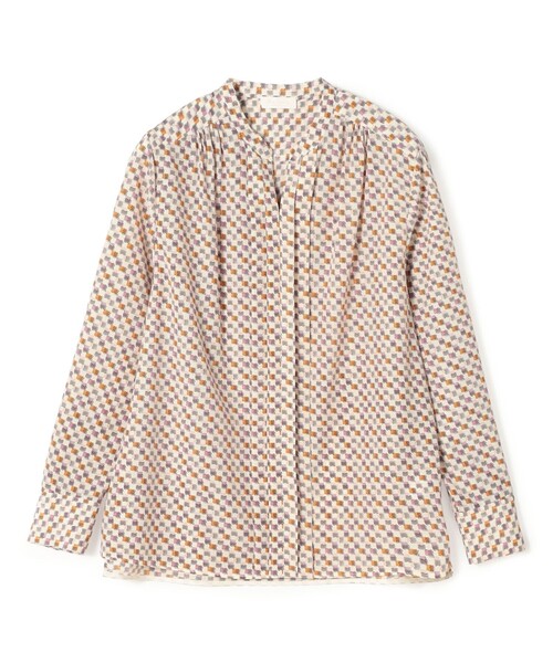 BALLSEY(ボールジィ)の「ミルフィープリント スキッパータックブラウス(シャツ/ブラウス・レディース・ホワイト系その他・36)」の1枚目の写真