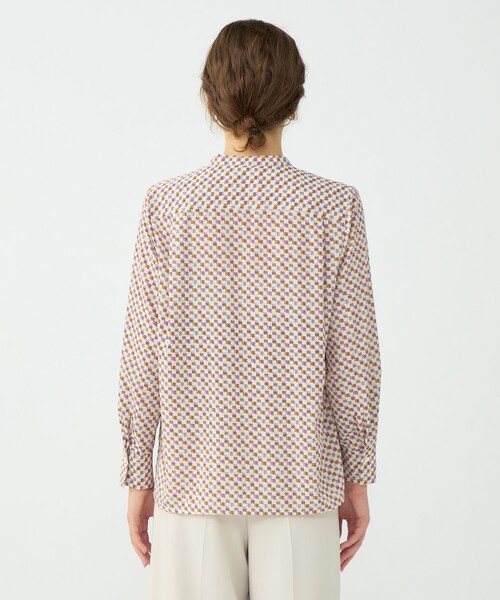 BALLSEY(ボールジィ)の「ミルフィープリント スキッパータックブラウス(シャツ/ブラウス・レディース・ホワイト系その他・36)」の5枚目の写真