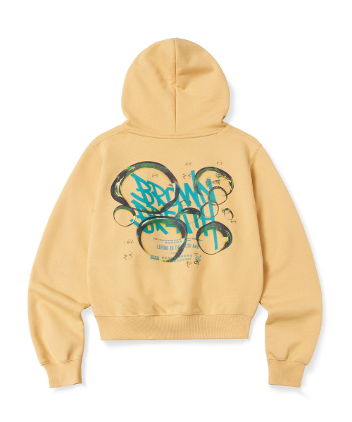 BROWNBREATH（ブラウンブレス）の「W BUBBLE TAG HOODIE - ORANGE（パーカー・レディース・その他・S/M）」の2枚目の写真