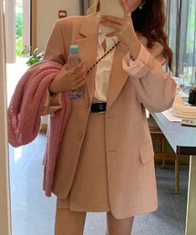 ABITOKYO（アビトーキョー）の「テーラージャケット＆ミニスカートセットアップ（セットアップ）」