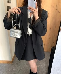 ABITOKYO（アビトーキョー）の「テーラージャケット＆ミニスカートセットアップ（セットアップ）」