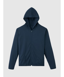 FINDCHILLIN（ファインド チリン）の「FCHl03 UVシールドアクティブフードジップアップネイビー（パーカー）」