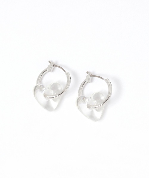 niko and...（ニコアンド）の「2WAYハートピアス（ピアス（両耳用）・レディース・レッド/その他1/ブラック・0）」の3枚目の写真