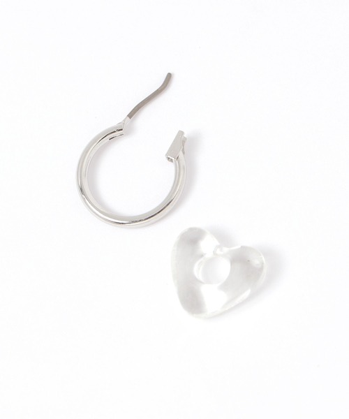 niko and...（ニコアンド）の「2WAYハートピアス（ピアス（両耳用）・レディース・レッド/その他1/ブラック・0）」の5枚目の写真