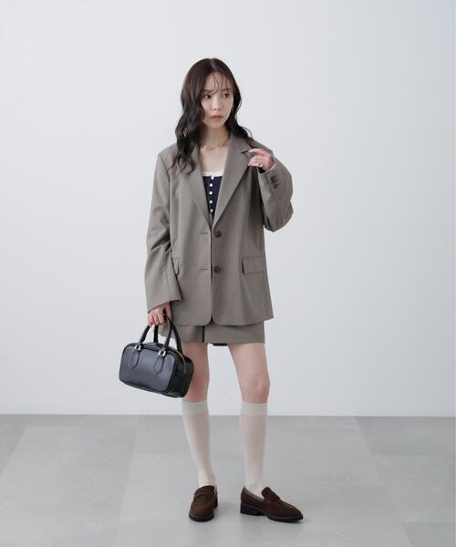 FREE'S MART(フリーズマート)の「◆〈セットアップ対応〉ハイウエストショートパンツ(その他パンツ・レディース・ベージュ系その他/ネイビー/ブラック/ブラウン系その他・MEDIUM/SMALL)」の22枚目の写真