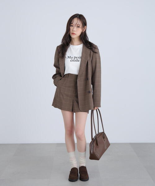 FREE'S MART（フリーズマート）の「◆〈セットアップ対応〉ハイウエストショートパンツ（その他パンツ・レディース・ベージュ系その他/ネイビー/ブラック/ブラウン系その他・MEDIUM/SMALL）」の21枚目の写真