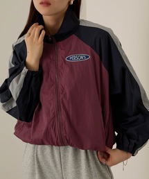 PERSON'S（パーソンズ）の「PERSON'S 別注デザイン 切替えトラックジャケット（ブルゾン）」