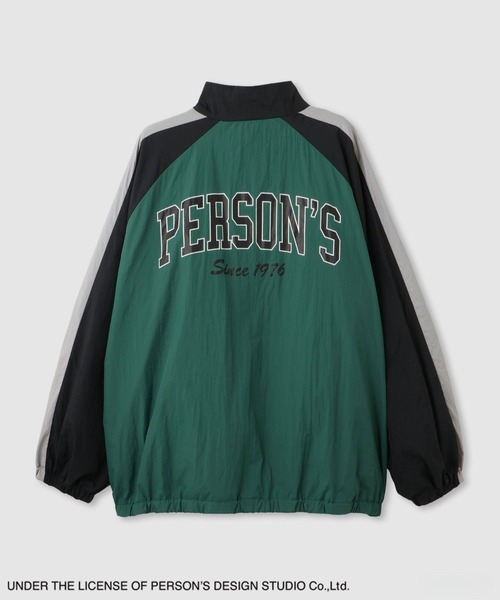PERSON'S（パーソンズ）の「PERSON'S 別注デザイン 切替えトラックジャケット（ブルゾン・レディース・グレー/ワインレッド/グリーン・S/FREE）」の10枚目の写真