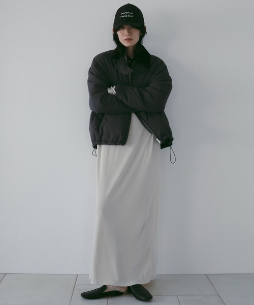 anuke(アンヌーク)の「Velour Collar Blouzon(ブルゾン・レディース・オリーブ/チャコールグレー・36inch/38inch)」の13枚目の写真