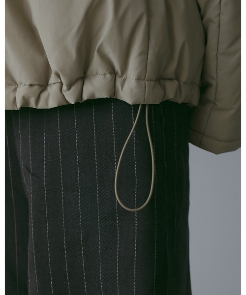 anuke(アンヌーク)の「Velour Collar Blouzon(ブルゾン・レディース・オリーブ/チャコールグレー・36inch/38inch)」の22枚目の写真