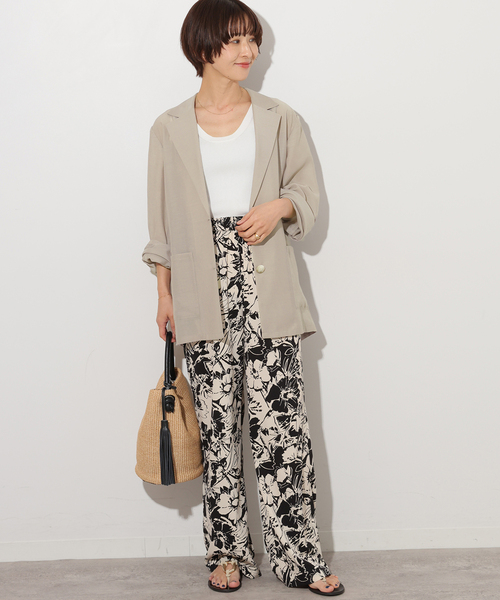 JOURNAL STANDARD relume（ジャーナルスタンダード　レリューム）の「《追加》シングルシアージャケット（テーラードジャケット・レディース・ベージュ/ブラック/アイボリー・FREE）」の16枚目の写真