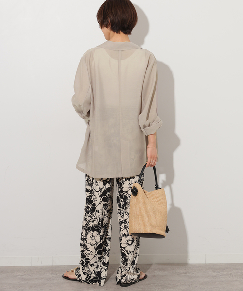 JOURNAL STANDARD relume（ジャーナルスタンダード　レリューム）の「《追加》シングルシアージャケット（テーラードジャケット・レディース・ベージュ/ブラック/アイボリー・FREE）」の18枚目の写真