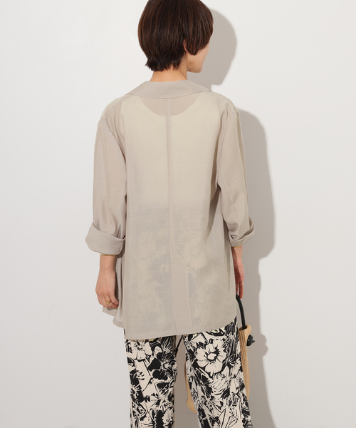 JOURNAL STANDARD relume（ジャーナルスタンダード　レリューム）の「《追加》シングルシアージャケット（テーラードジャケット・レディース・ベージュ/ブラック/アイボリー・FREE）」の22枚目の写真